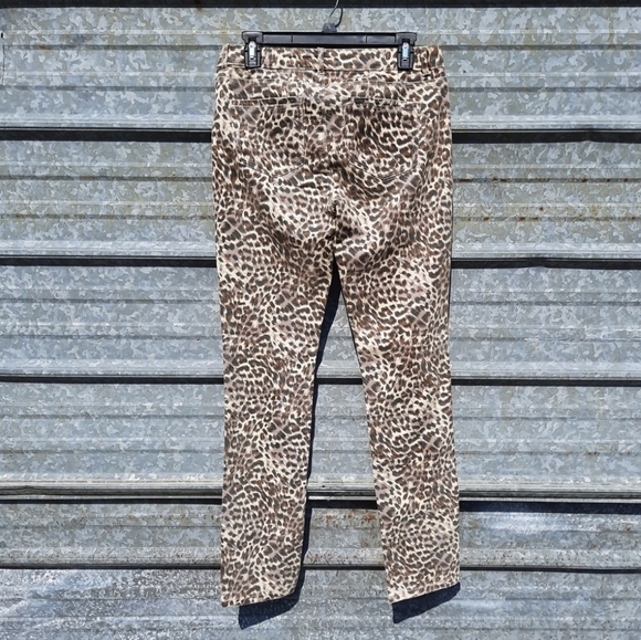 Cheetah Print Vanilla Star Skiny Jeans - Picture 9 of 11